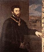 Portrait of Count Antonio Porcia t TIZIANO Vecellio